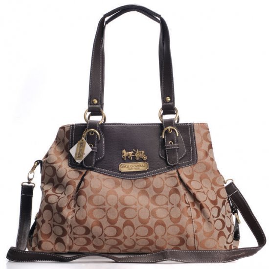 Coach Madison Madeline East West Large Coffee Satchels BXD | Coach Outlet Canada